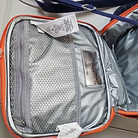 Pottery Barn Kids Crab And Stripe Lunchbox With Removable Strap - Picture 6 of 7